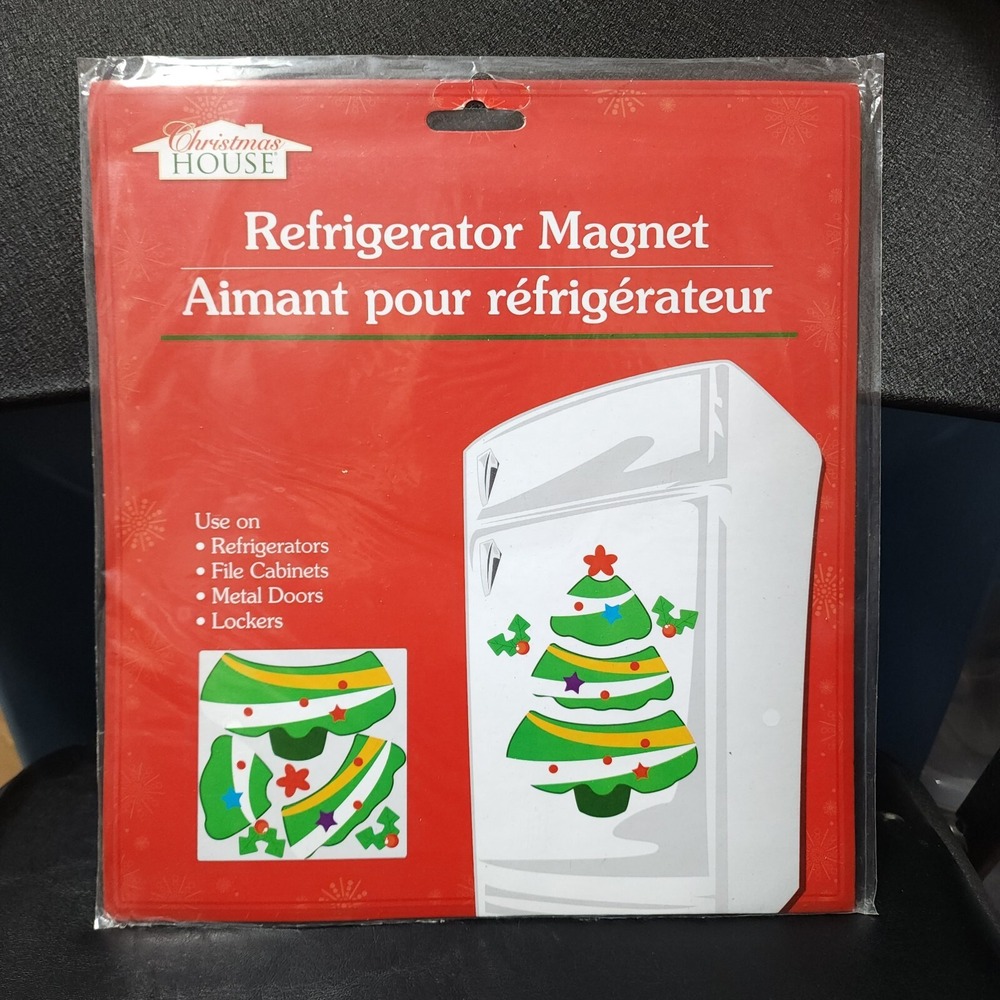 Christmas House Magnet‎ for Refrigerator Car Dishwasher Locker Garage Door Tree